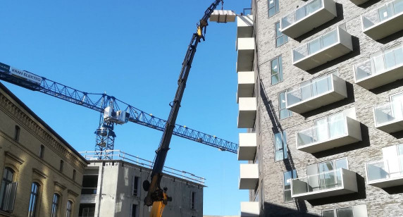 Kran 185 TM 50 meters kranarm 