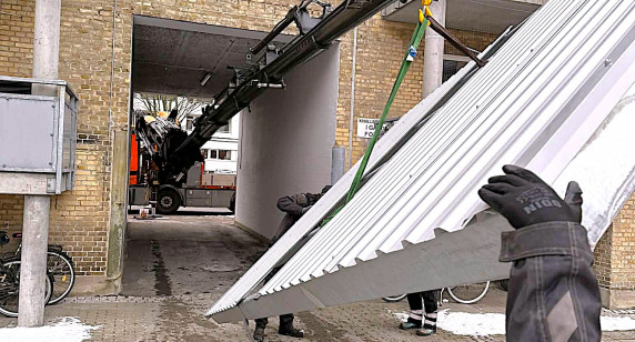 Kran og transport til metalbranchen