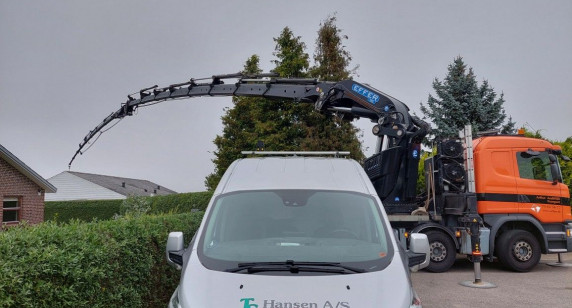 Kran 185 TM 50 meters kranarm 