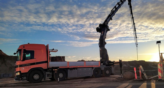 Kran 100 TM 35 meters kranarm