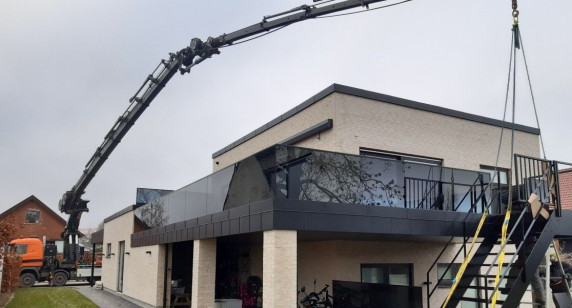 Kran 185 TM 50 meters kranarm 