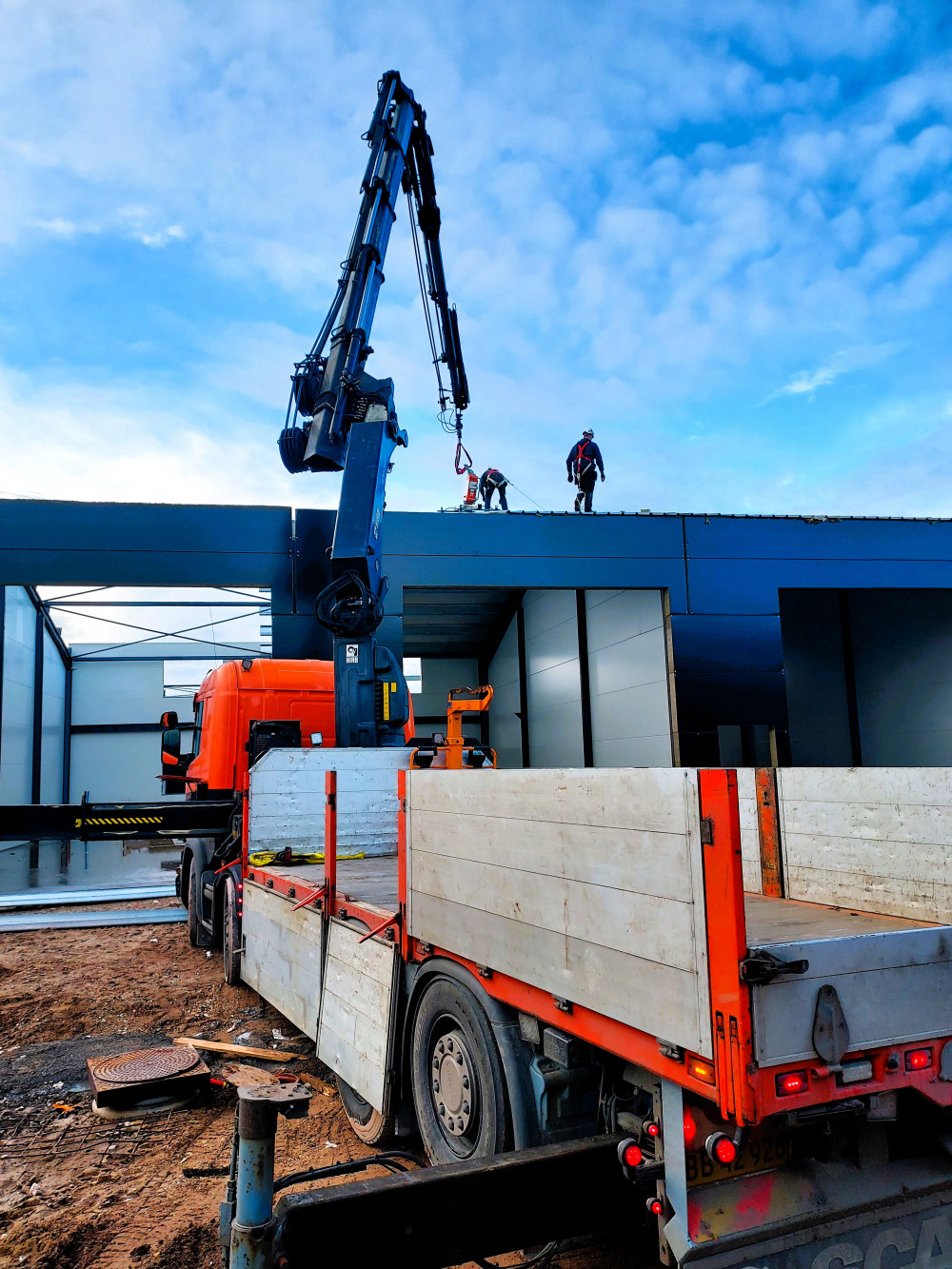 55 tm hejser sandwich elementer Hasselager